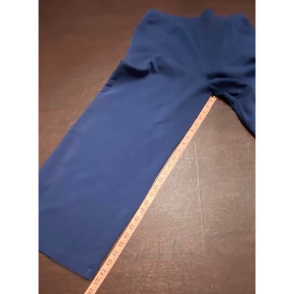 Pure Jill J.Jill Organic Cotton Wide Leg Pull On Blue Lounge Pants Small Casual - Picture 4 of 8